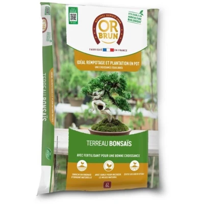 Afbeelding van Bonsai grond BRUIN GOUD OBRTBON6U 6L Betere wortelvorming