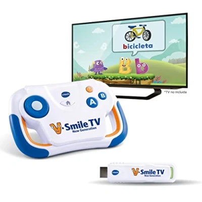 Afbeelding van VTech V.Smile TV New Generation, plug &amp; play voor kinderen vanaf 3 jaar, ESP versie, meerkleurig