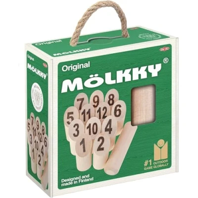 Afbeelding van Tactic Mölkky in kartonnen doos met handvat 2018 versie 54903 gemengd