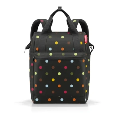Afbeelding van Reisenthel Allrounder R Large Schouder/Rugtas 23L Dots Zwart