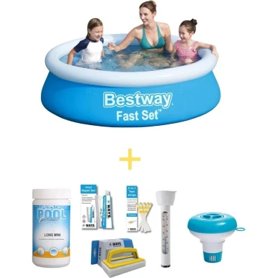 Afbeelding van Bestway Zwembad Fast Set 183 x 51 cm Inclusief Onderhoudspakket