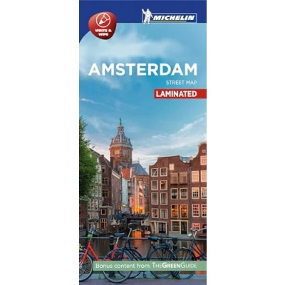 Afbeelding van AMSTERDAM 19210 Plan MICHELIN PLATTEGROND (ENG): Laminated City