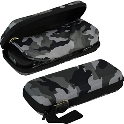 Afbeelding van iX brella Super Mini zakparaplu met groot dak 94 cm camouflage, stone, Taschenschirm mit Etui, handopener
