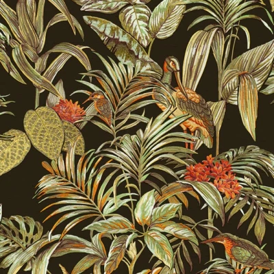 Afbeelding van Dutch Wallcoverings Wallstitch DE120015 Botanisch Behang