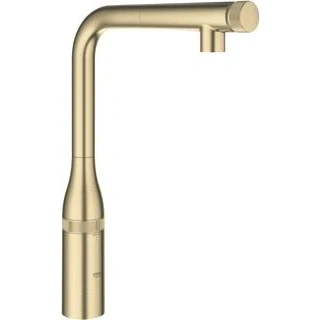 Afbeelding van Grohe essence smartcontrol keukenmengkraan l uitloop met uittrekbare mousseur cool sunrise geborsteld 31615gn0