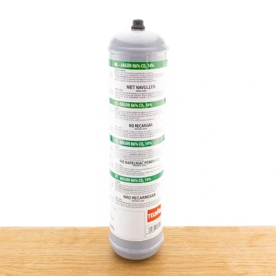 Afbeelding van Telwin 1 Liter Argon / CO2 Wegwerpfles