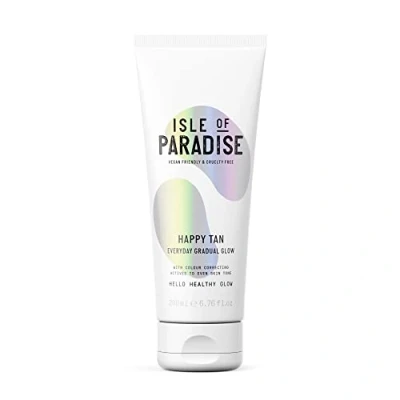 Afbeelding van Isle of Paradise Bruiningscréme Happy Tan 200 ml
