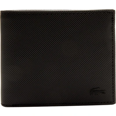 Afbeelding van Lacoste Men&#039;s classic billfold coin portemonnee heren noir