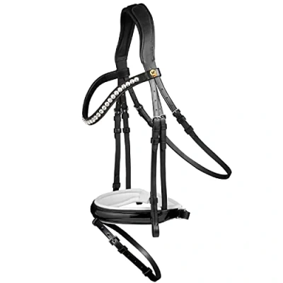 Afbeelding van Waldhausen S Line hoofdstel Tijdloos Cob Zwart / Wit