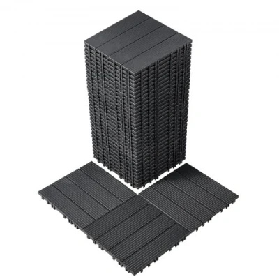 Afbeelding van VEVOR 36x terrastegels kliktegels balkontegels 30x30cm donkergrijs