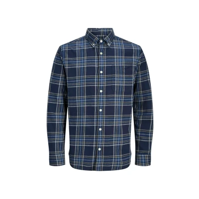 Afbeelding van Jack &amp; Jones Premium Regular FIT Overhemd, Heren, Maat: Small, Dark navy
