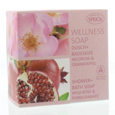 Afbeelding van Speick Wellness Zeep Wilde Roos &amp; Granaatappel 200GR