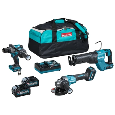 Afbeelding van Makita 40 V Max Combiset Boren, Schroeven, Zagen En Slijpen DK0159G301