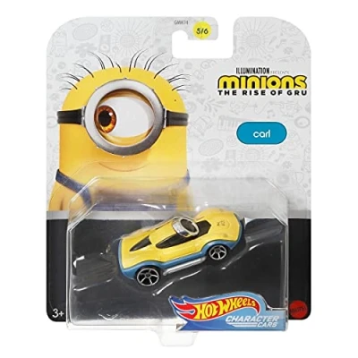 Afbeelding van Hot Wheels Minions Carl 7 cm Die Cast Voertuig