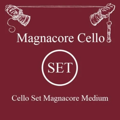 Afbeelding van Larsen Cellosnaren Magnacore Set Medium