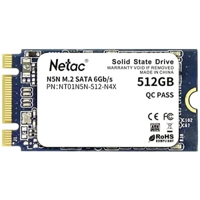 Afbeelding van Netac Technology N5N 512 GB SATA M.2 SSD 2242 harde schijf 6 Gb/s Retail NT01N5N N4X