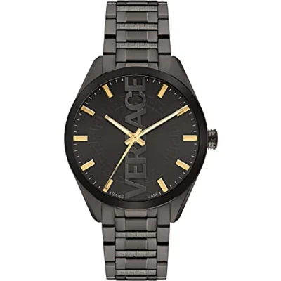 Afbeelding van Versace Watch VE3H00522, zwart