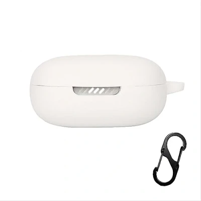 Afbeelding van GIOPUEY Cilicone Hoes voor JBL LIVE FLEX, Ultradunne zachte hoes, Slim Fit, Anti Fall, niet gemakkelijk te vuil Wit