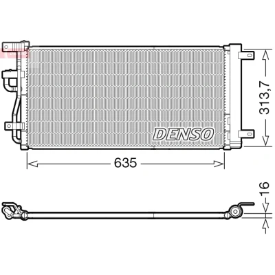 Afbeelding van Denso Airco condensor DCN15007