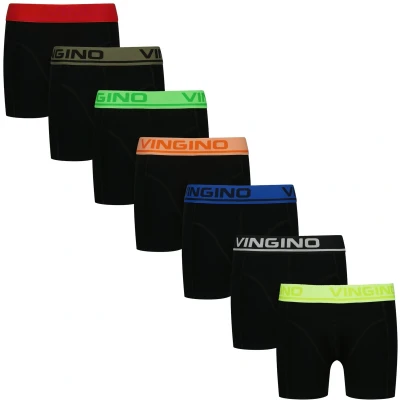 Afbeelding van Vingino boxershort set van 7 zwart/multicolor