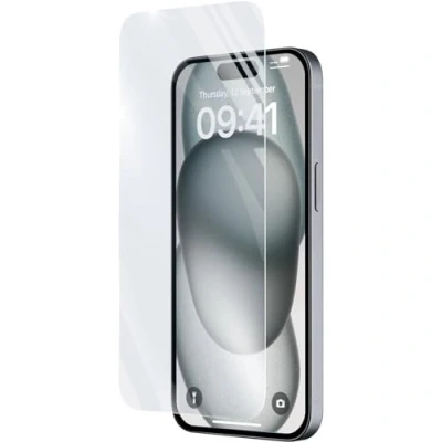 Afbeelding van Cellularline Slagglas (1 Stuk, Apple iPhone 15 Plus, Pro Max), Smartphone beschermfolie, Transparant