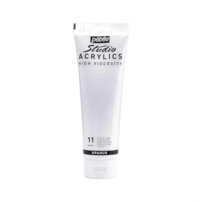 Afbeelding van Pebeo Studio acrylverf, 250 ml, titaniumwit