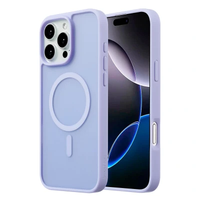 Afbeelding van Apple iPhone 16 Pro Max MagSafe Hoesje Kunststof imoshion Backcover/Hardcase Lila Telefoonhoesje