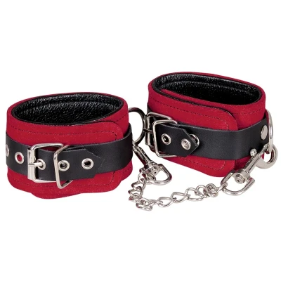 Afbeelding van Enkelboeien van Leer Rood