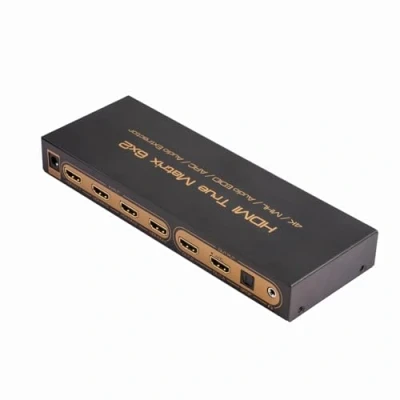Afbeelding van C04DS 6x2 HDMI Matrix Schakelaar Splitter 6 IN 2 Out 3D MHL ARC Audio SPDIF