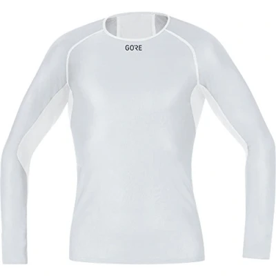 Afbeelding van GORE WEAR Ondershirt voor heren met lange mouwen, WINDSTOPPER, L, lichtgrijs/wit
