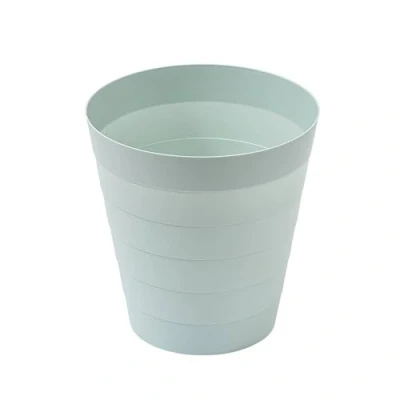 Afbeelding van Sinoba Prullenbak 6105 vuilnisemmer afvalemmer kunststof ideaal voor kinderkamer kantoor keuken hoogte 25 cm 9 l (mintgroen)