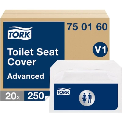 Afbeelding van Tork advanced toiletbril coverwit, 32x42x6 cm v1, ds à 5000 stuks