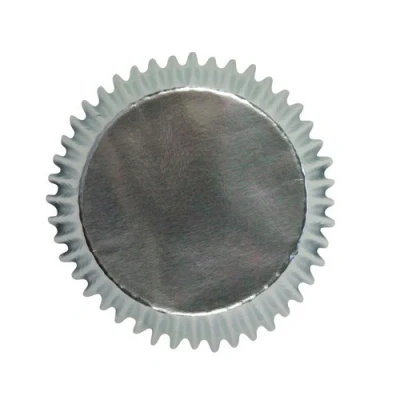 Afbeelding van Cupcake Cups PME MINI Zilver 45 stuks
