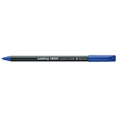 Afbeelding van edding 1200 teken/kleur stift blauw 1ST 0,5 1 mm / 4 1200003