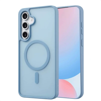 Afbeelding van Samsung Galaxy S24 FE MagSafe Hoesje Kunststof imoshion Hardcase/Backcover Lichtblauw Telefoonhoesje