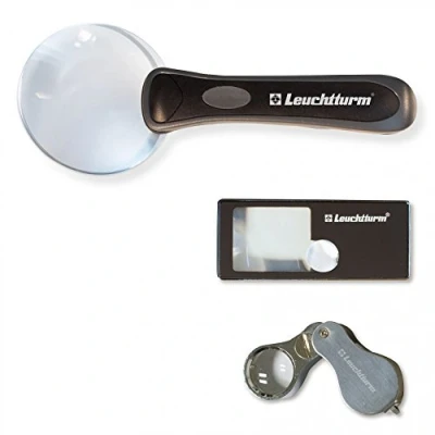 Afbeelding van Leuchtturm, LED loupe set Look