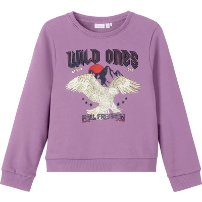 Afbeelding van Name it winter sweater meisjes paars NkfPnawild
