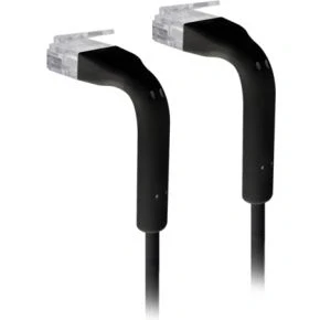 Afbeelding van Ubiquiti U CABLE PATCH RJ45 BK netwerkkabel Zwart 0,22 m Cat6