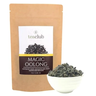 Afbeelding van Oolong Thee zwart Taiwan 100g, Formosa Magic Oolong, halfgefermenteerde Zwarte thee, TeaClub