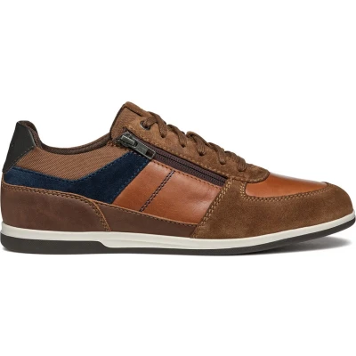 Afbeelding van GEOX U RENAN Heren Veterschoenen BROWNCOTTO/NAVY Maat 46