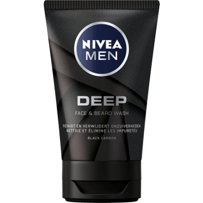 Afbeelding van Nivea Men deep black face wash 100 ml