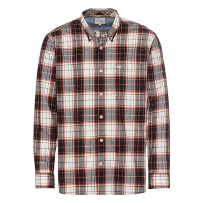 Afbeelding van camel active Langarm Regular FIT MIT Underbuttondownkragen Overhemd, Heren, Maat: XL, Brick red