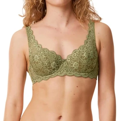 Afbeelding van Triumph Schalenbh Amourette WHP Beugel BH, Dames, Maat: 80F, Martini olive
