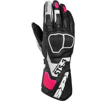 Afbeelding van Spidi Sts 3 Lady Black Fuchsia Motorcycle Gloves L Maat Handschoen