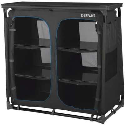 Afbeelding van Defa Schuine Opbergkast Blue Line 110 kampeerartikelen Bax Recreatieshop