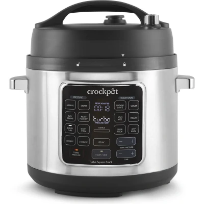 Afbeelding van CrockPot Express Pot Pressure, Slow &amp; Multi Cooker Turbo 5,6L NIEUW