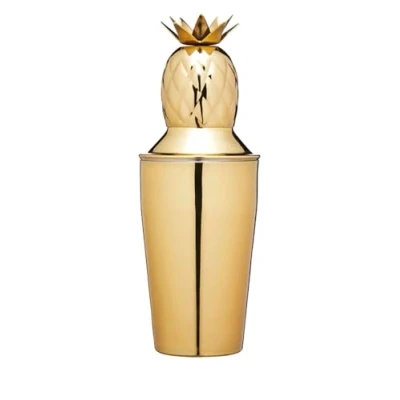 Afbeelding van Barcraft Mini cocktailshaker Tropical 325 Ml Rvs Goud