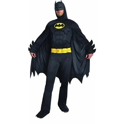 Afbeelding van Dc Comics Verkleedpak Batman Heren Polyester Zwart 3 delig Maat L