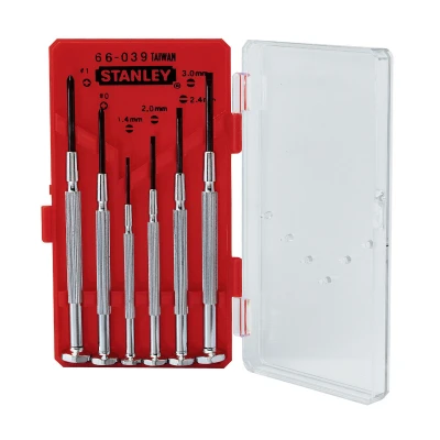 Afbeelding van Stanley horlogemakers schroevendraaierset (6dlg)