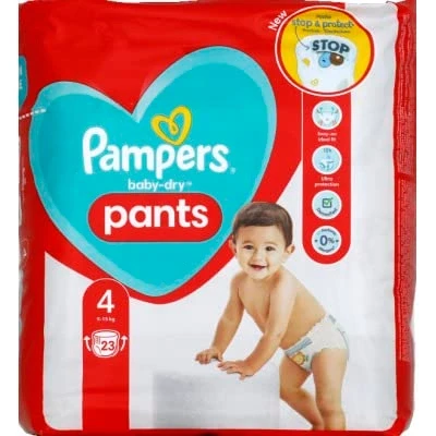 Afbeelding van Pampers Baby Dry Maat 4 Luierbroekjes 23 Stuks